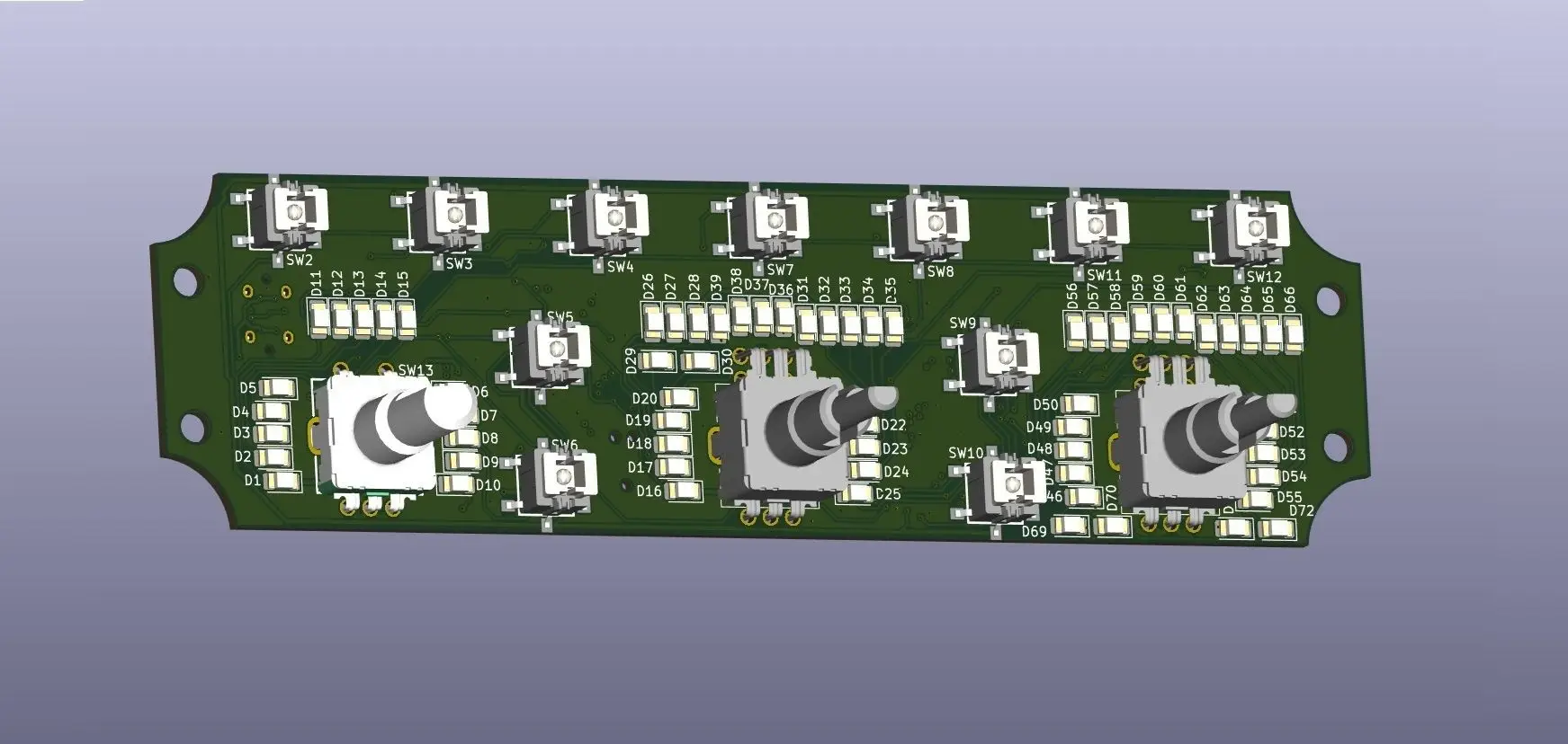 Cockpit Simulator PCB